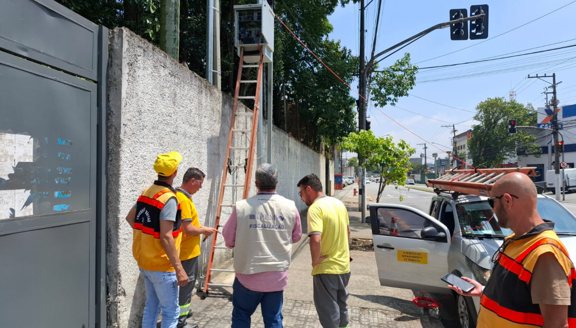 Em São Bernardo do Campo, Ipem-SP verifica radar na avenida Álvaro Guimarães